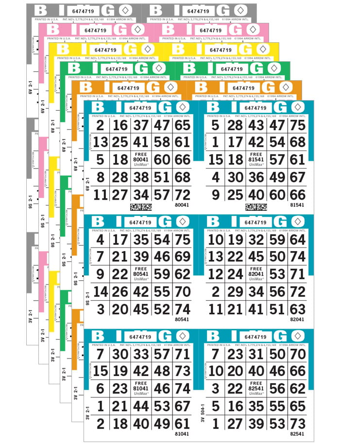 UniMax Bingo Paper