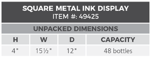 Bingo Ink Displays Specs