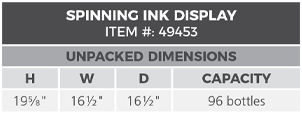 Bingo Ink Displays Specs