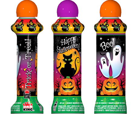 Halloween Bingo Ink Markers