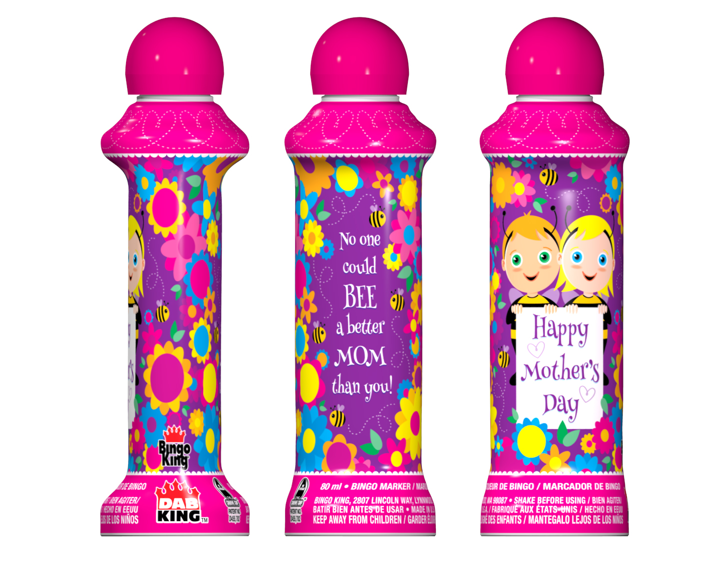 Mother's Day Bingo Ink Bottles